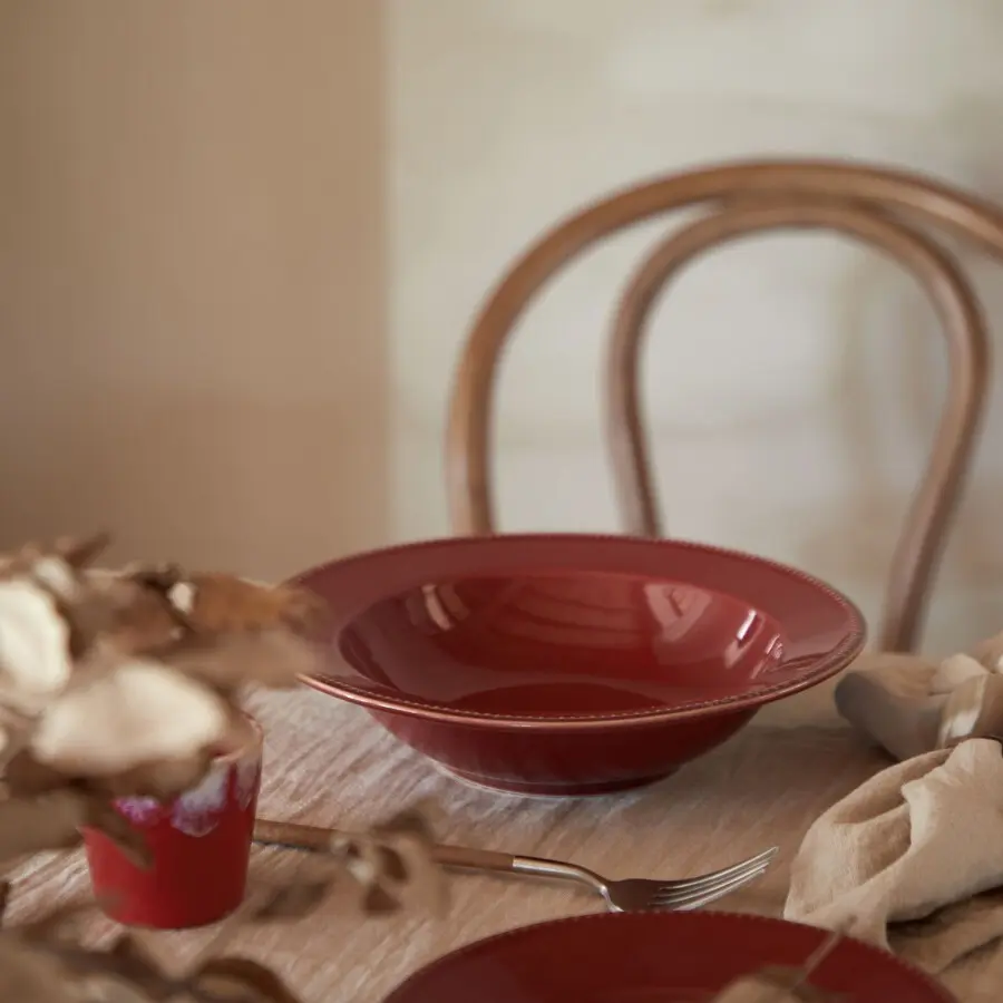 Assiette creuse à pâte Costa Nova Luzia (x6)