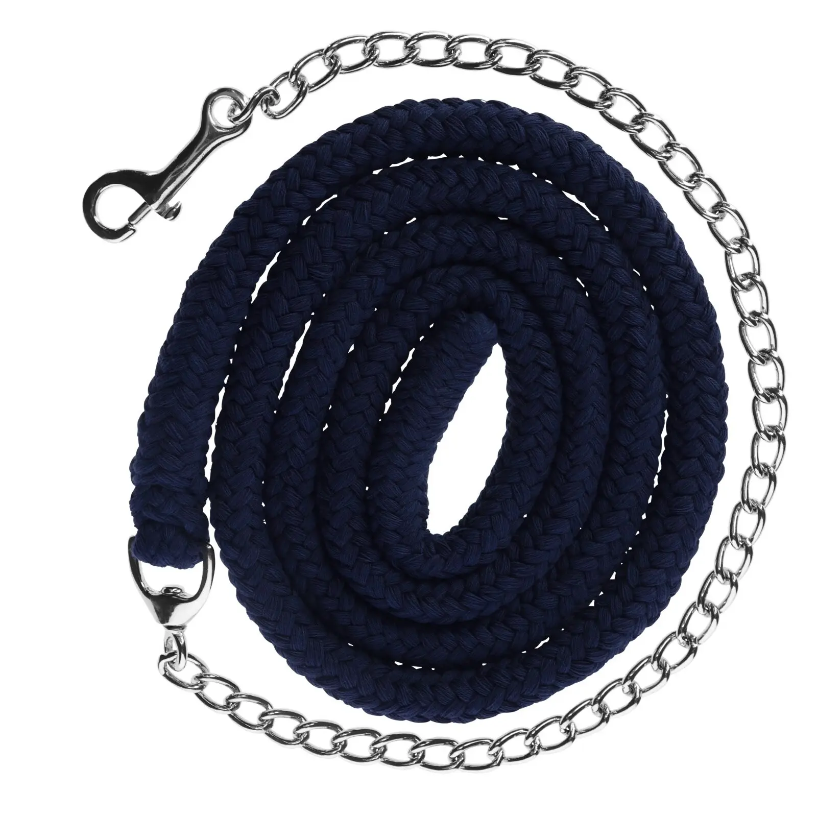 Covalliero Bleu Cotton Riding Lanyard With Chain