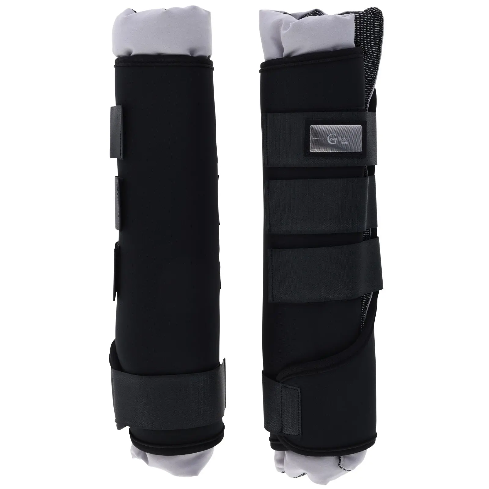 Covalliero Noir Hind Gaiters For Horses In Pairs Therm