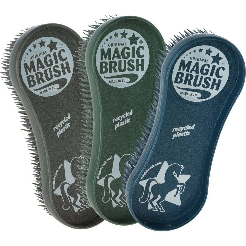 Meilleurs prix pour Brosse pour cheval Covalliero Magic Brush Corn Flowers (x3)