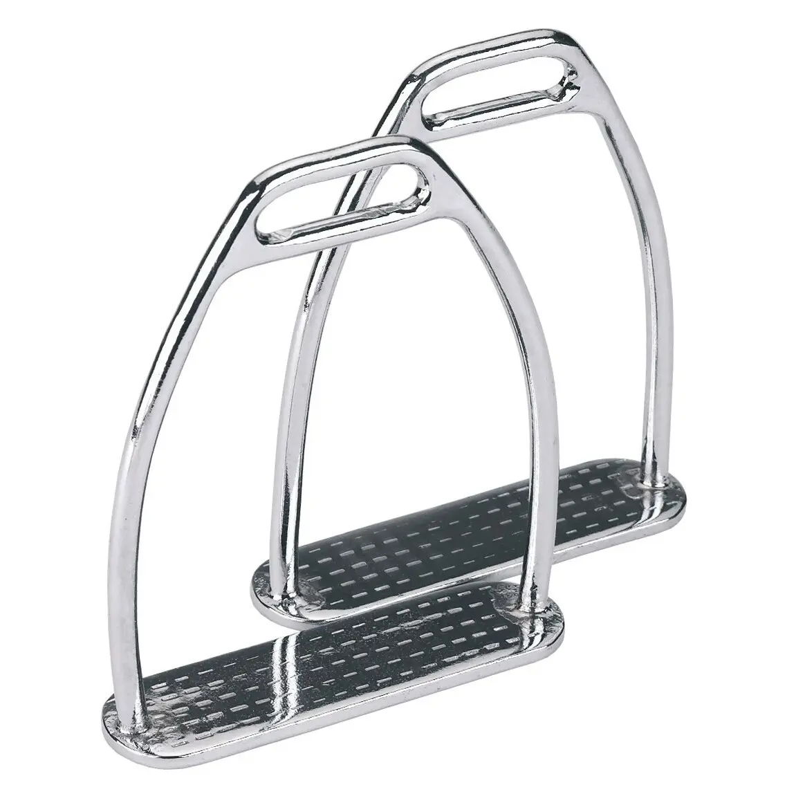 Covalliero Argenté Stainless Steel Riding Stirrups For Children, Sold In Pairs
