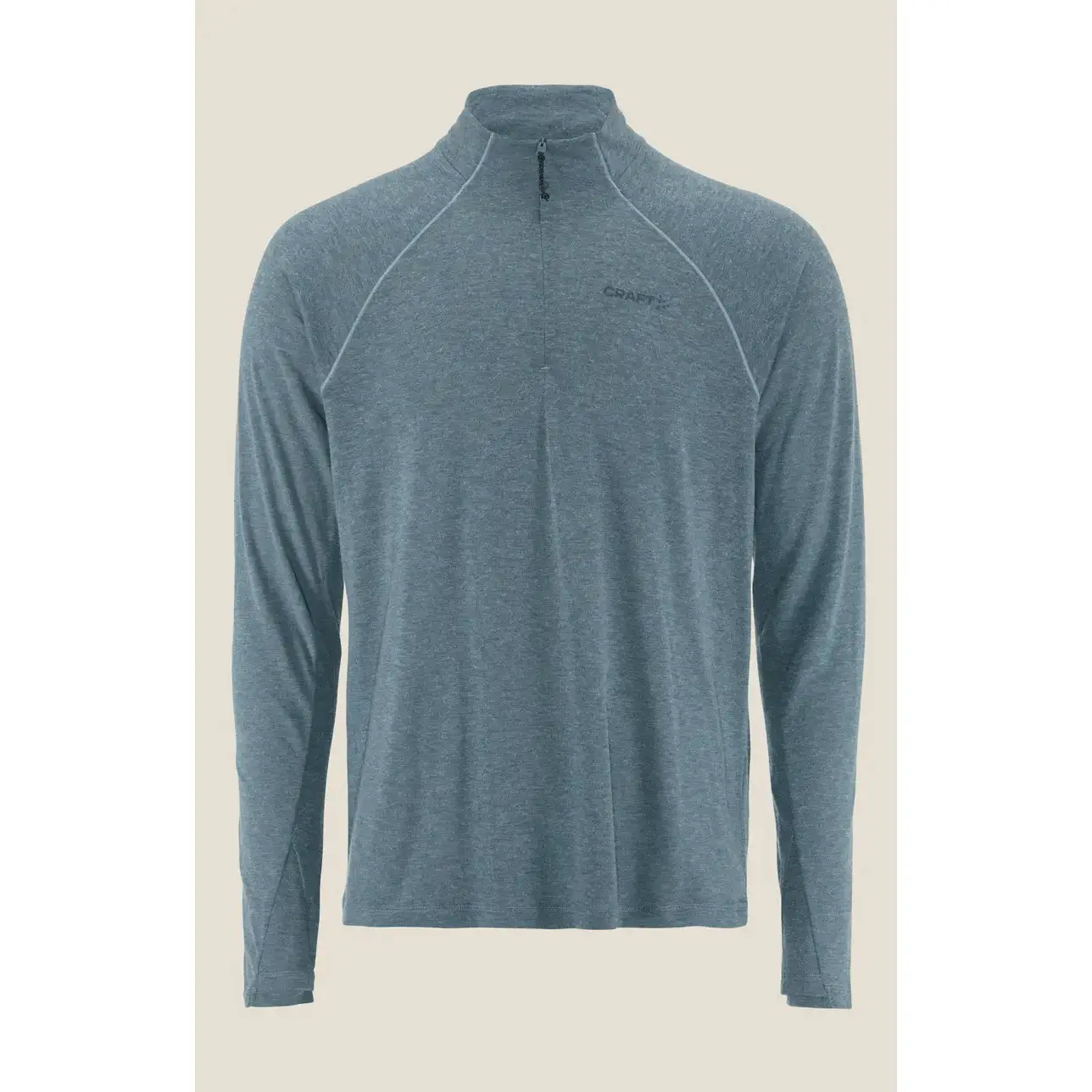 Langarm-Unterhemd 1/2 Reißverschluss Craft Wool