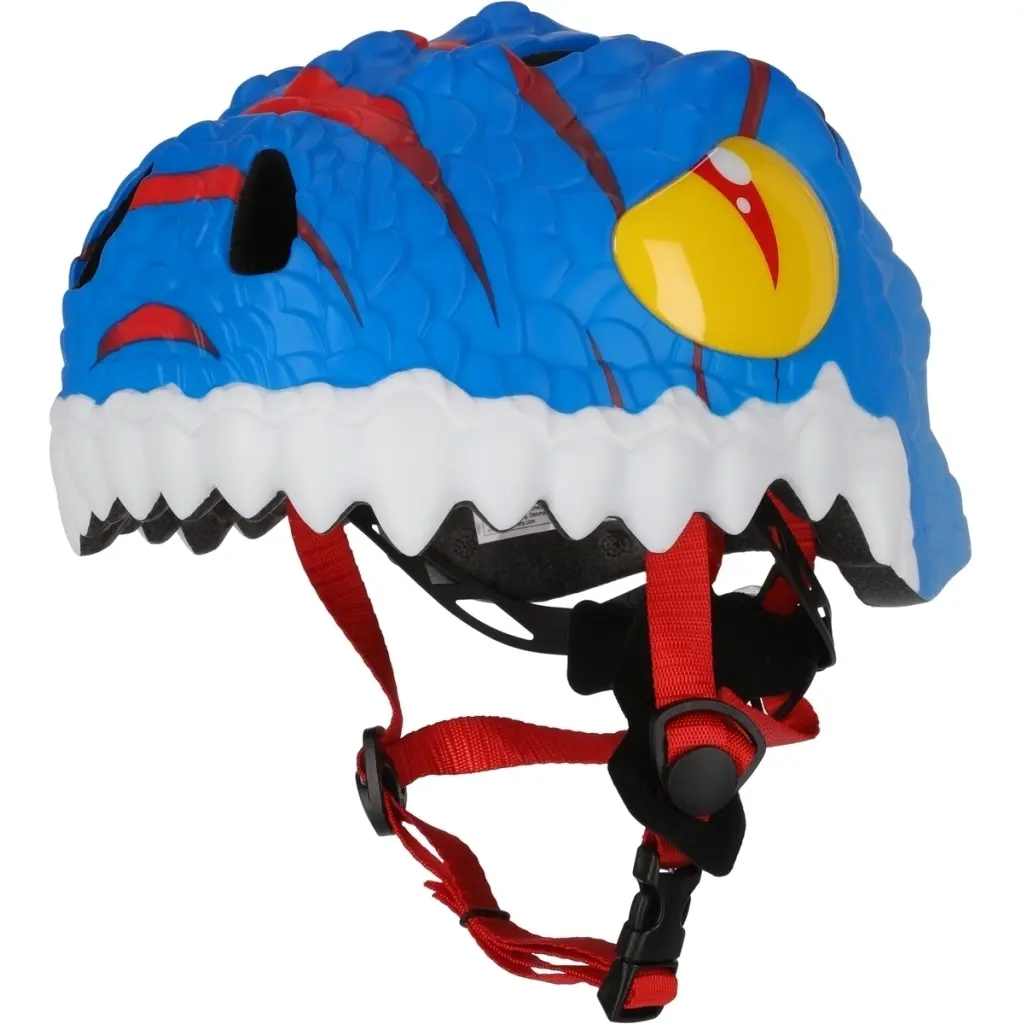Image of Mädchen-Helm mit Schnalle Crazy Safety Dino