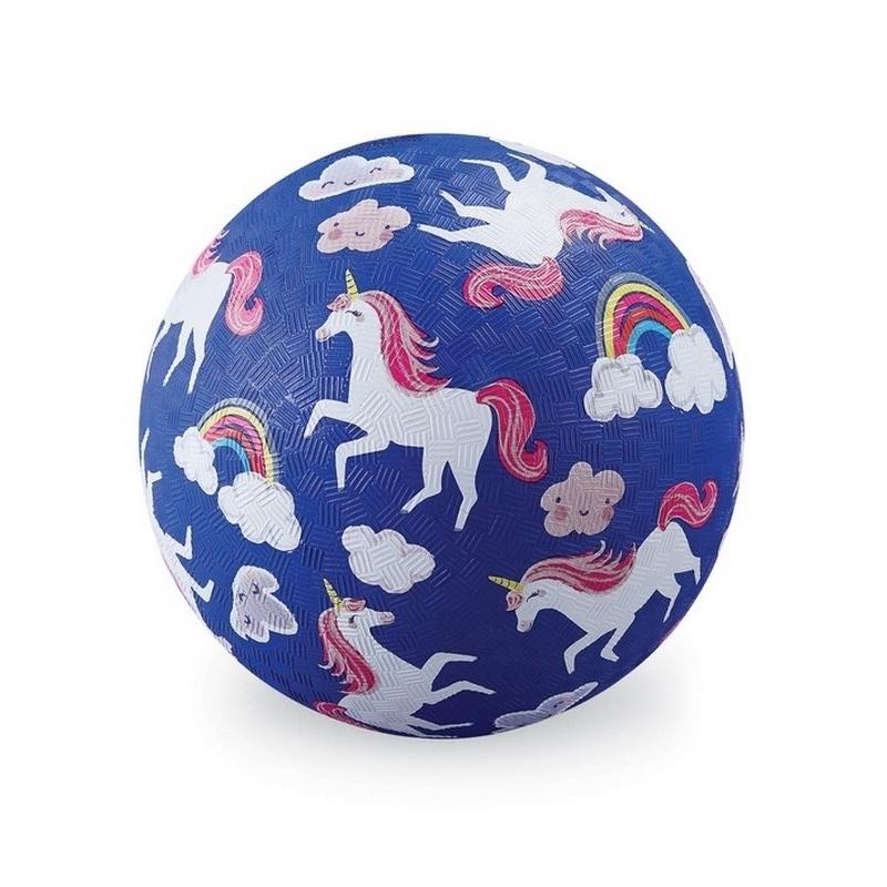 0732396216733 - Gummiball UNICORN (Ø18 cm) in purple