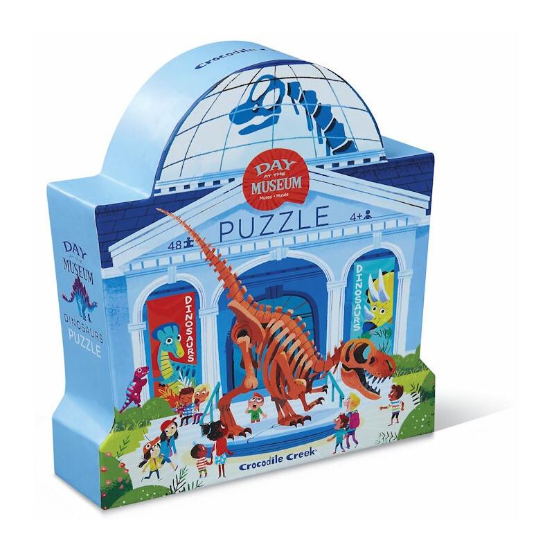 0732396406318 - 48-teiliges Puzzle Une Journée Au Musée Des Dinosaures