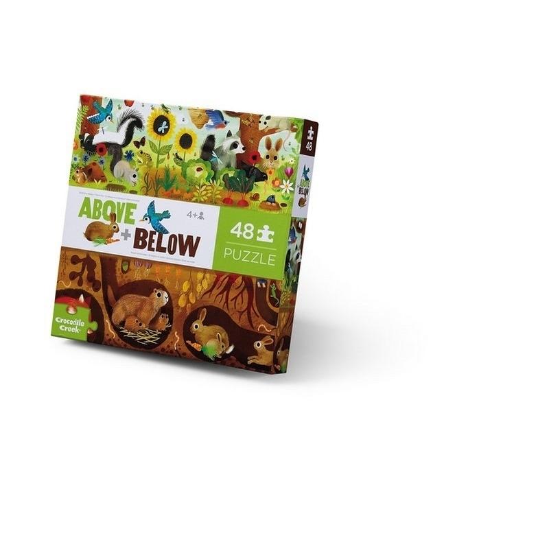 0732396760021 - 48-teiliges Puzzle Dessus & Dessous - Découverte De La Fôret