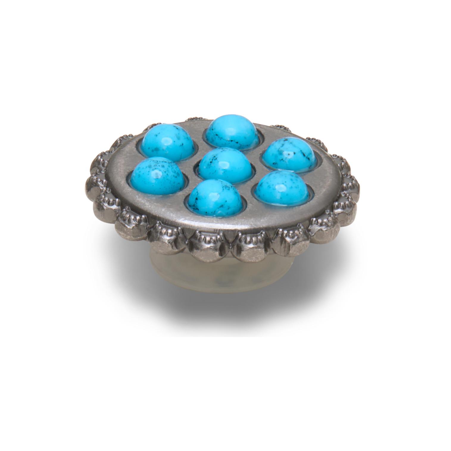 0198445295959 - Jibbitz Spotted Silver andSMTTurquoise 0198445295959 - Jibbitz Spotted Silver andSMTTurquoise