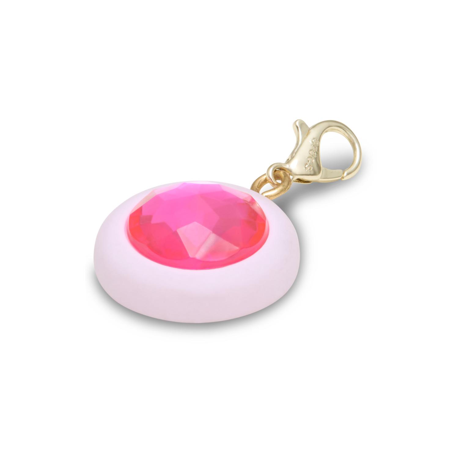 0198445296864 - Jibbitz Pink Circle Sim Gem Charm 0198445296864 - Jibbitz Pink Circle Sim Gem Charm