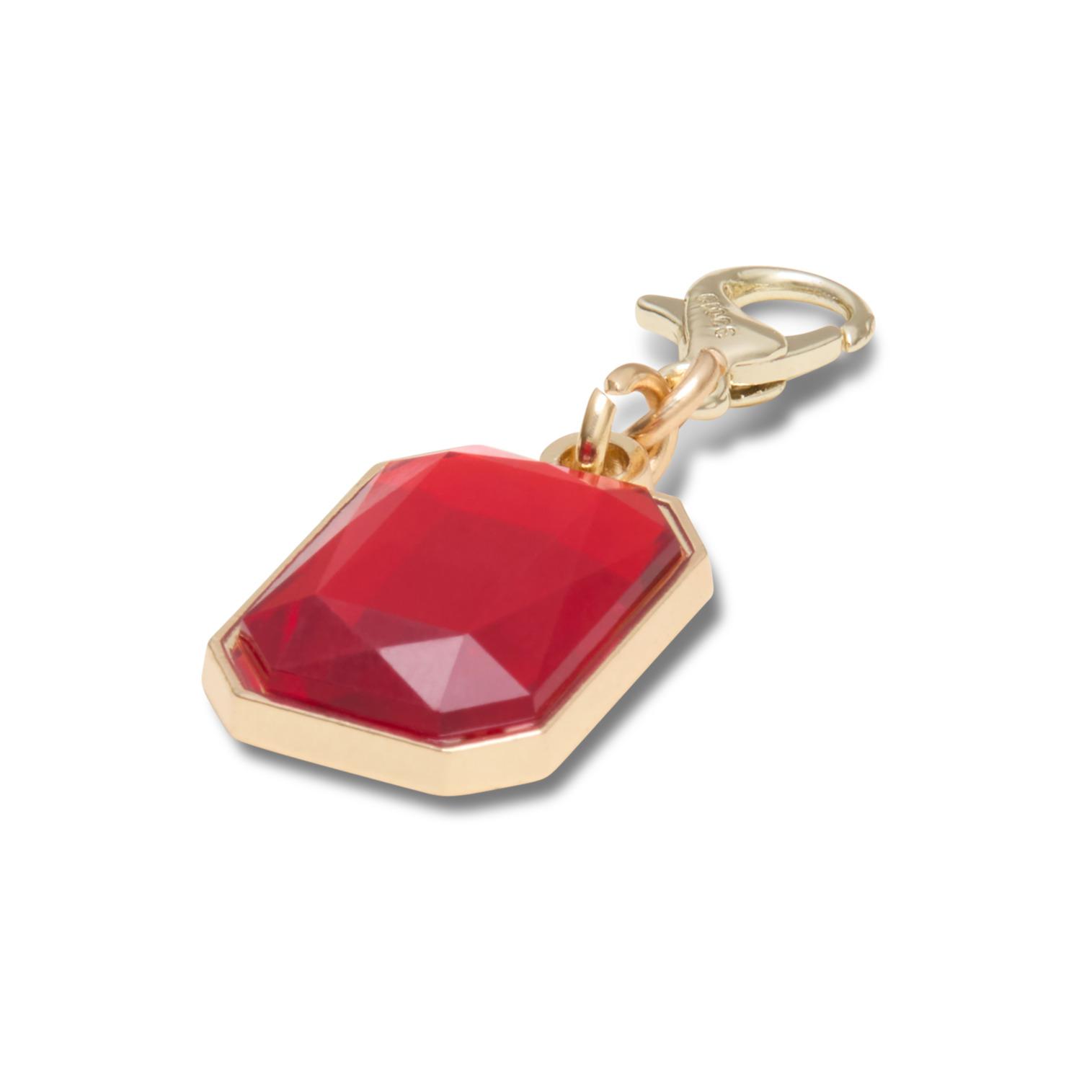 0198445296963 - Jibbitz Rectangle SMT Ruby Gem Charm 0198445296963 - Jibbitz Rectangle SMT Ruby Gem Charm