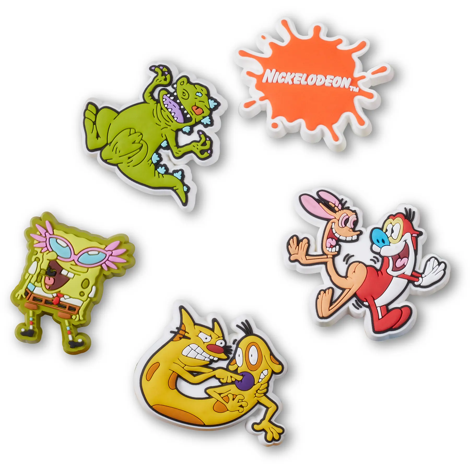 0196265119240 - Jibbitz Nickelodeon Throwback (x5)