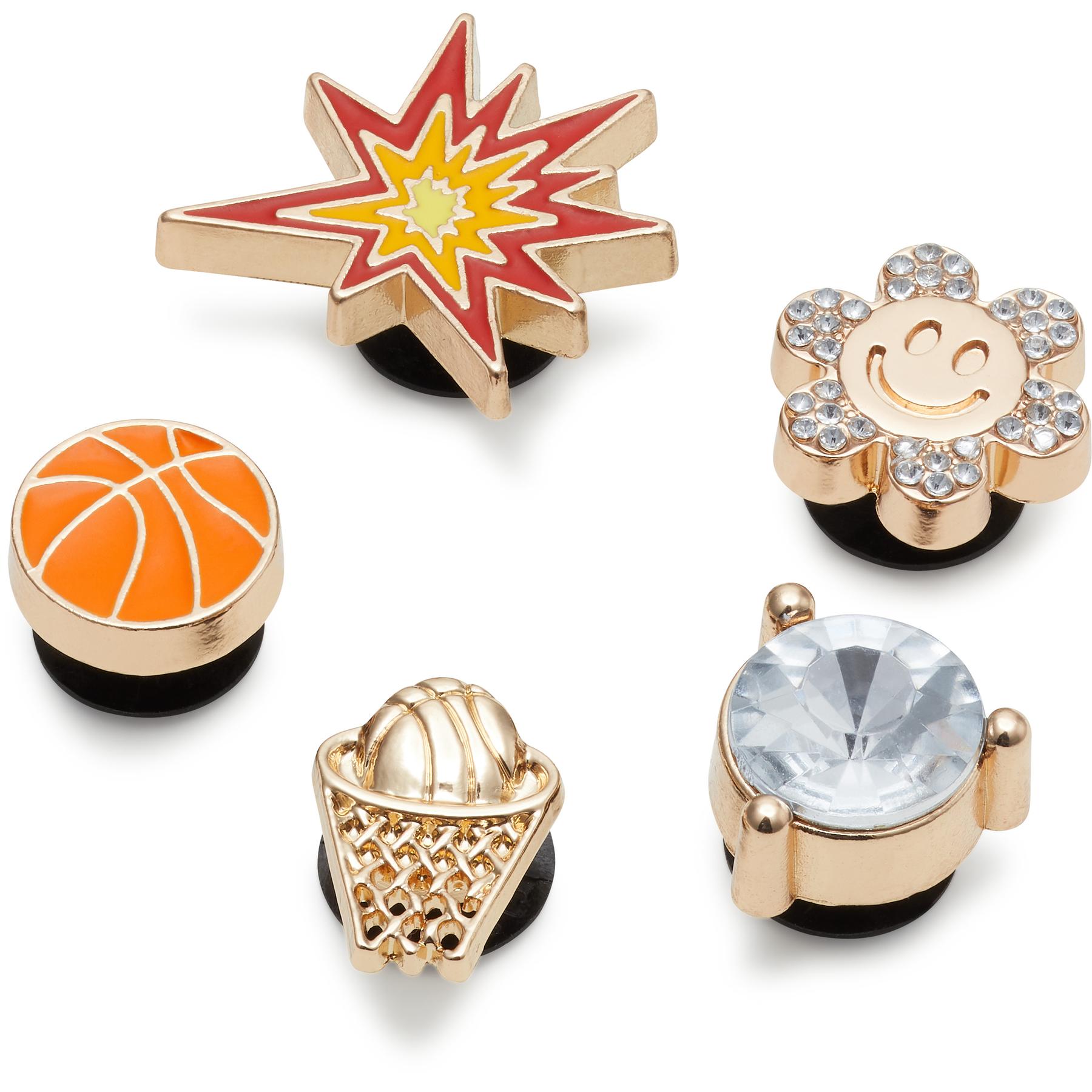 0196265183234 - Jibbitz Basketball Shoelery (x5)