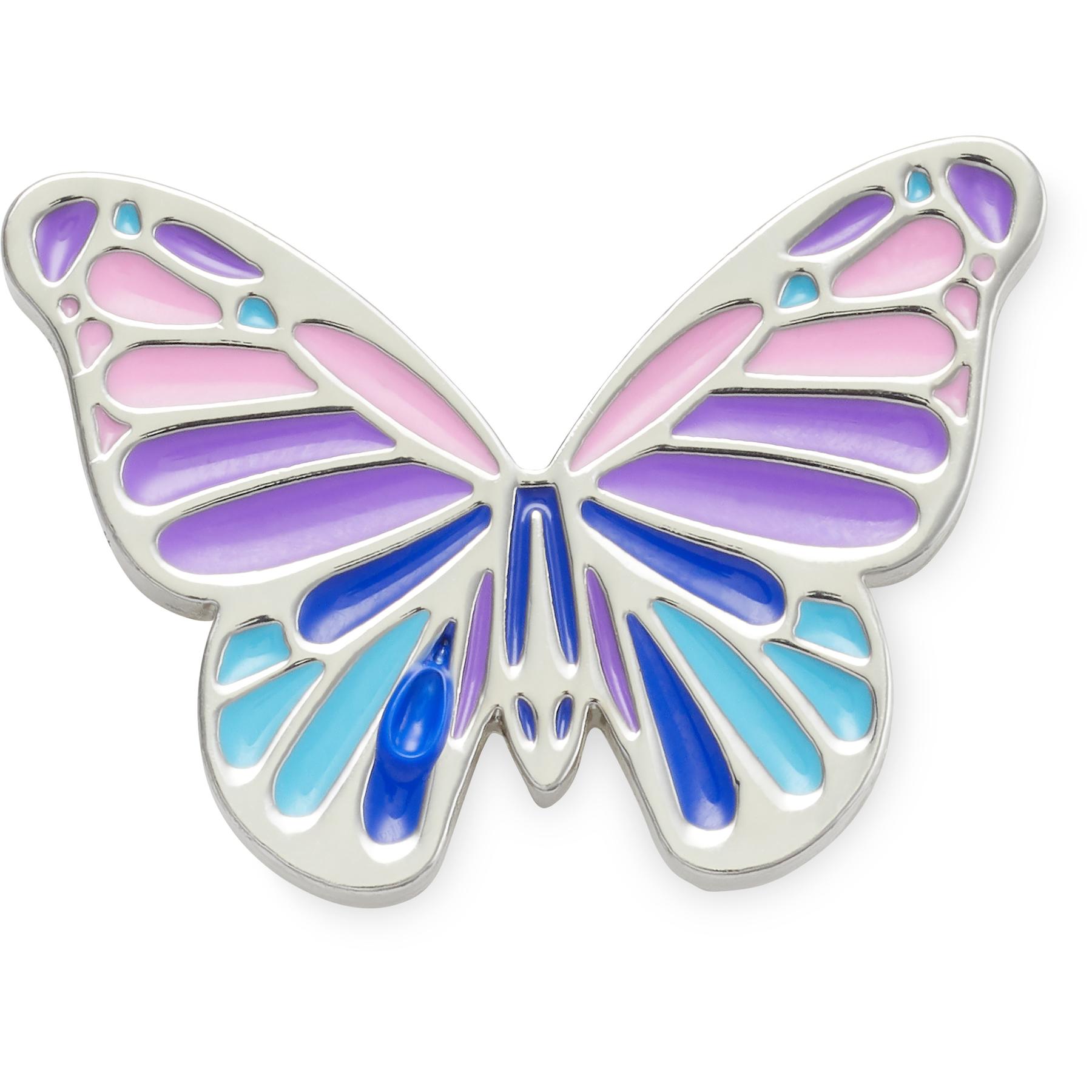 0196265282777 - Jibbitz Multi Purple Butterfly