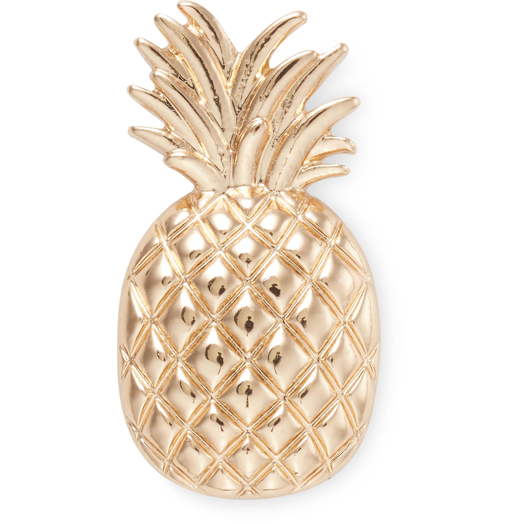 0196265282913 - Jibbitz Gold Pineapple