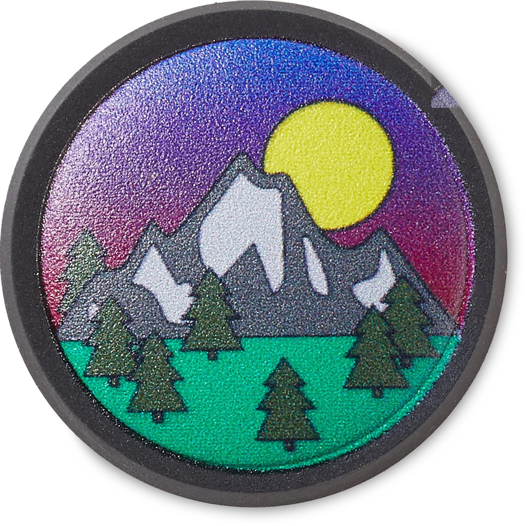 0196265283576 - Jibbitz Circle Mountain Scene