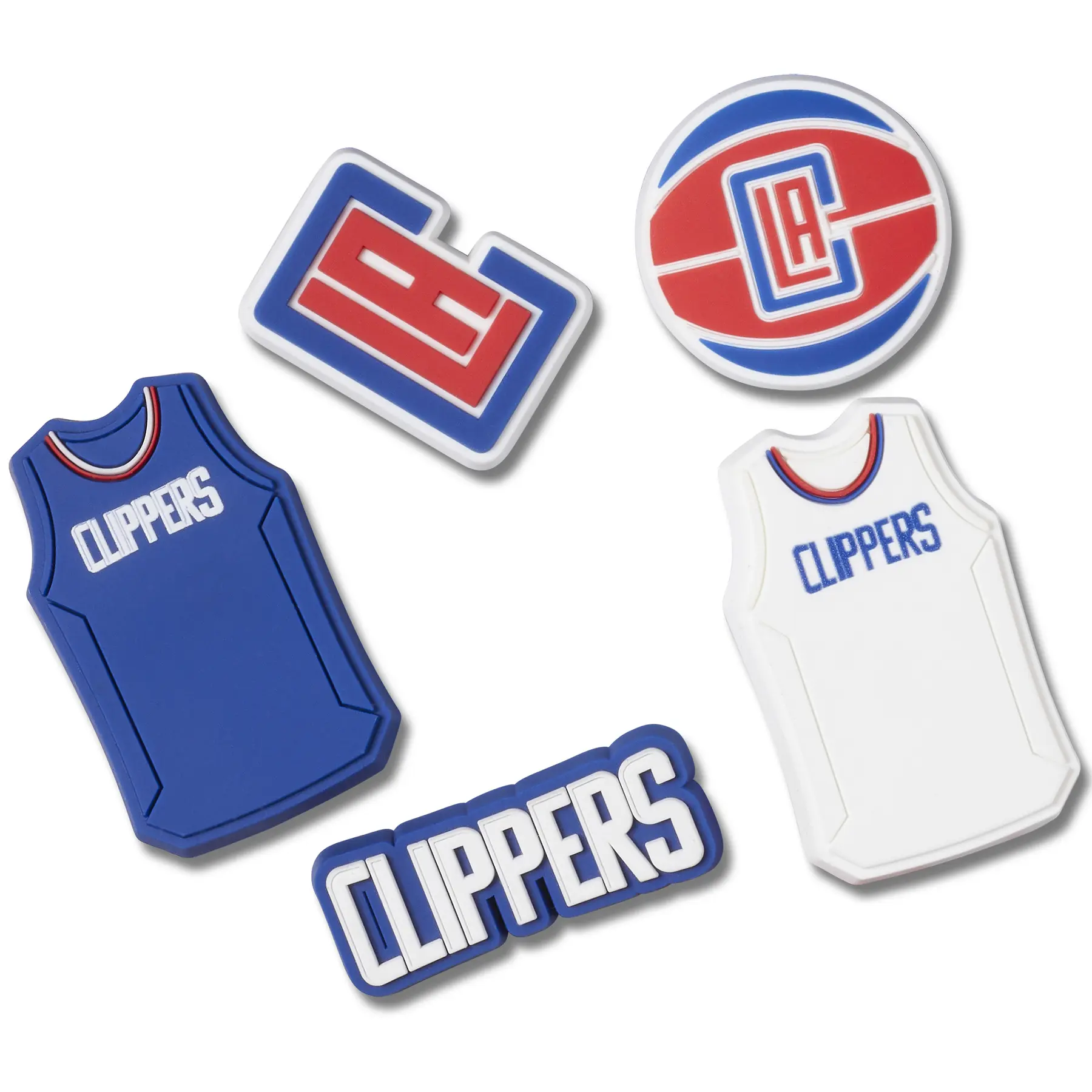 Image of Jibbitz Crocs NBA Los Angeles Clippers (x5)