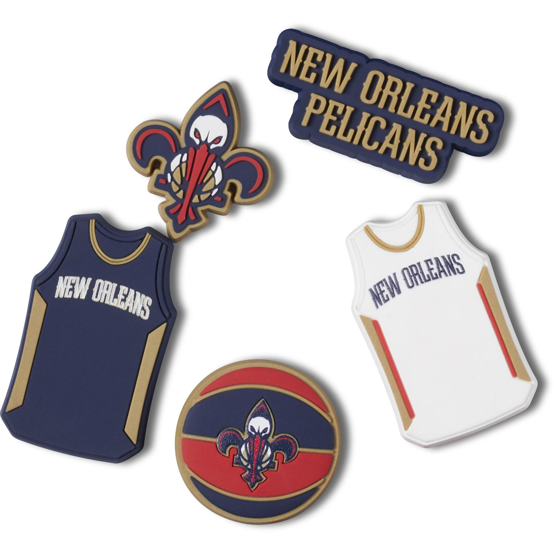 0196265357024 - Jibbitz NBA New Orleans Pelicans (x5)