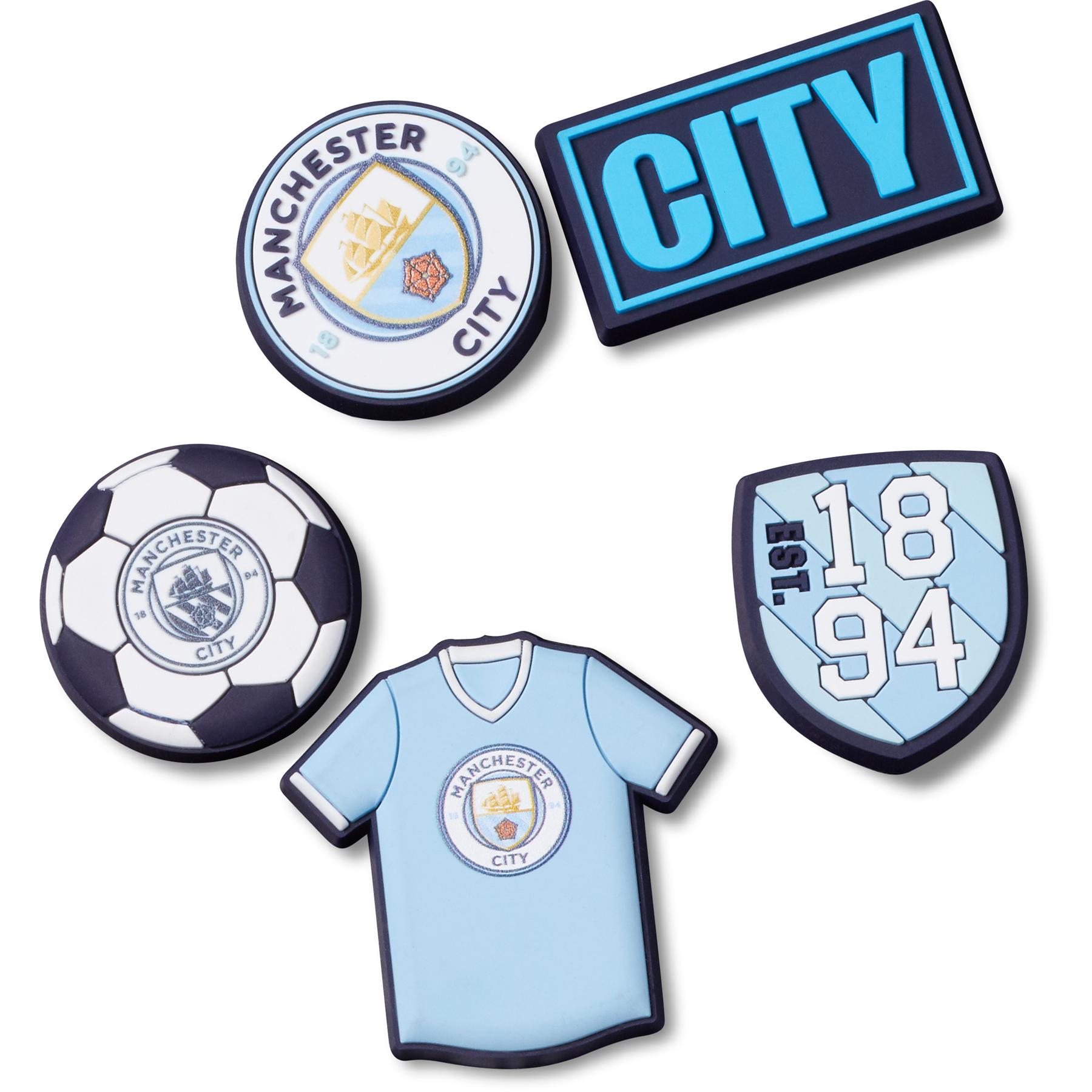 0196265422395 - Jibbitz Manchester City (x5)