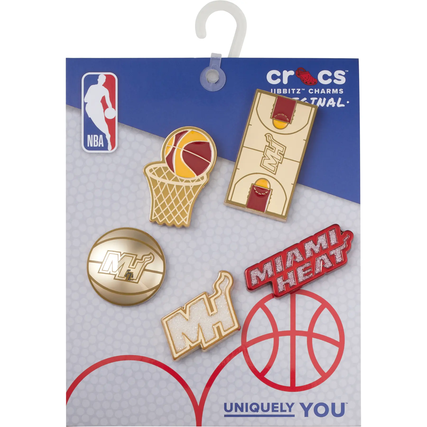 Jibbitz Crocs NBA Miami Heat (x5) | Basket-Center