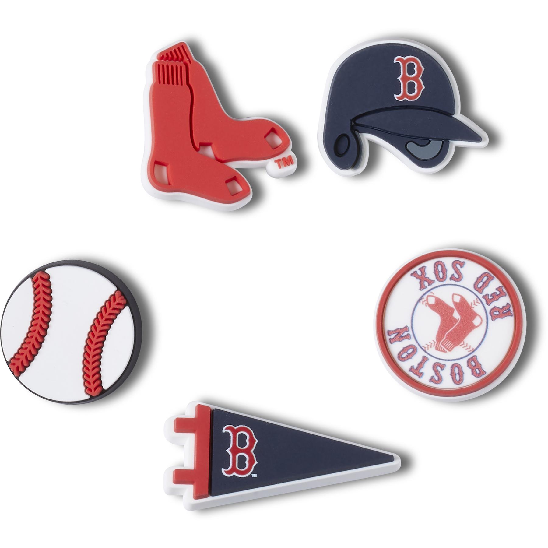 0196265463404 - Jibbitz MLB Boston Red Sox (x5)