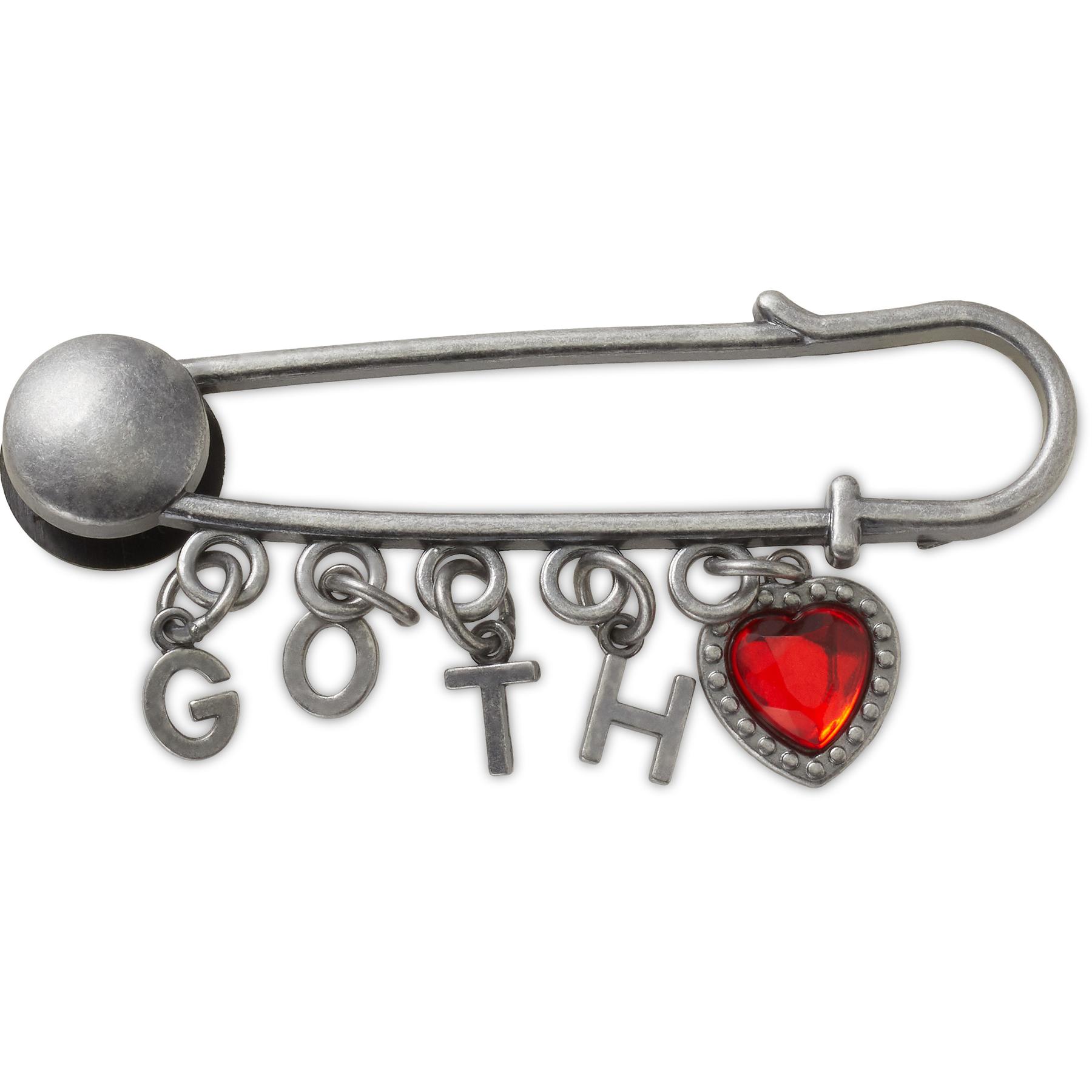 0196265847150 - Jibbitz Goth Safety Pin