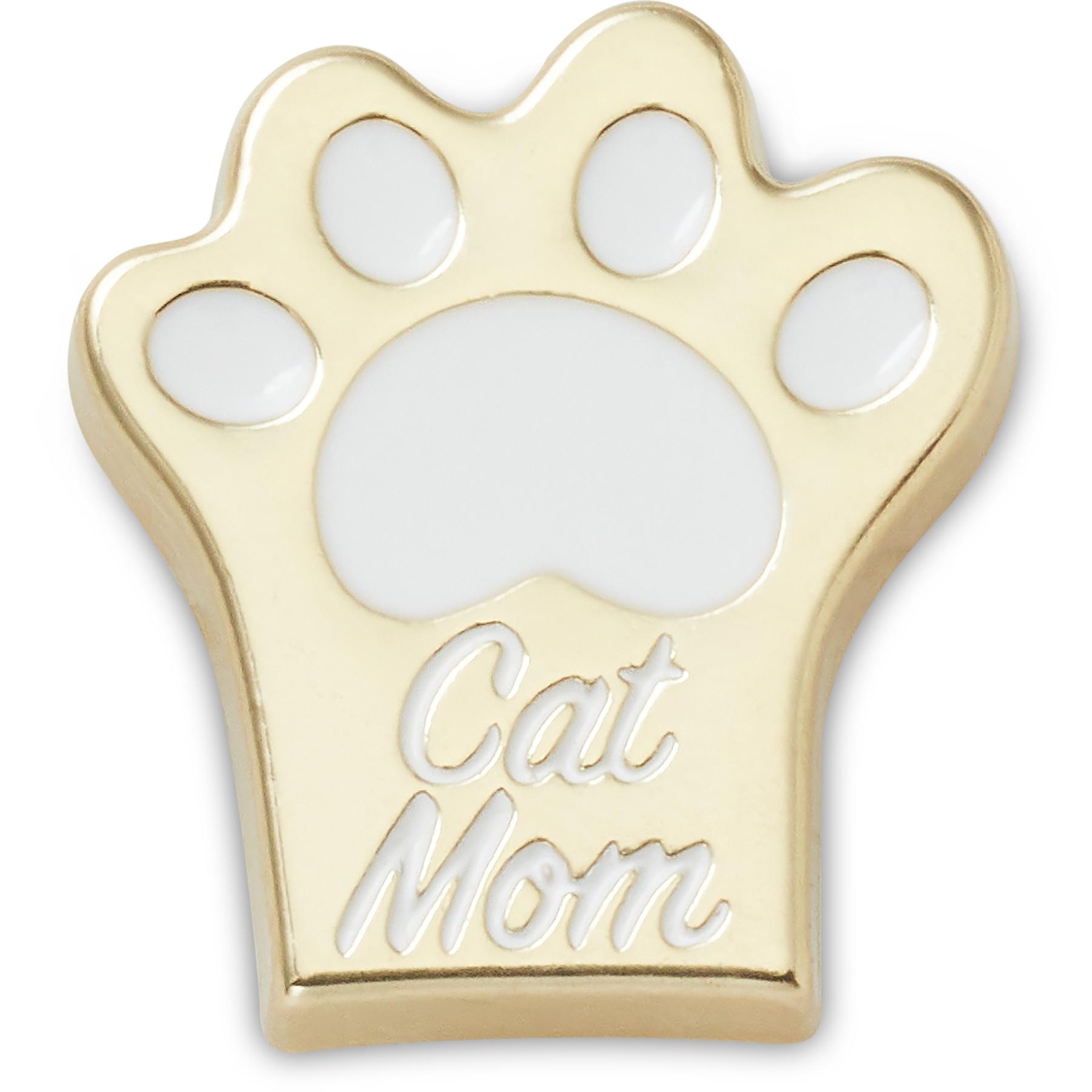 0196265835843 - Jibbitz Gold Cat Mom Paw