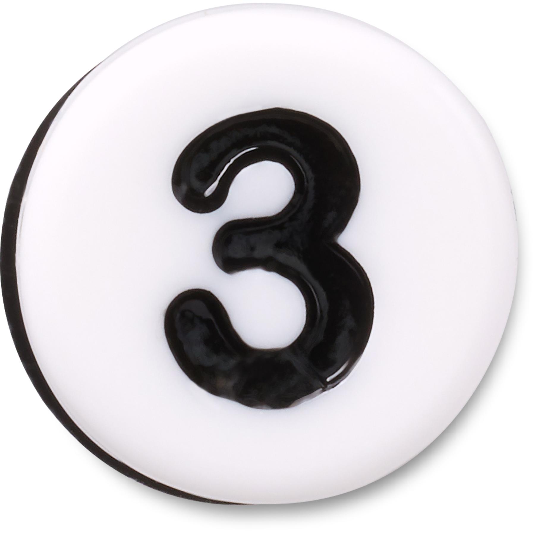 0196265859252 - Jibbitz Number Three Tiny Friendship