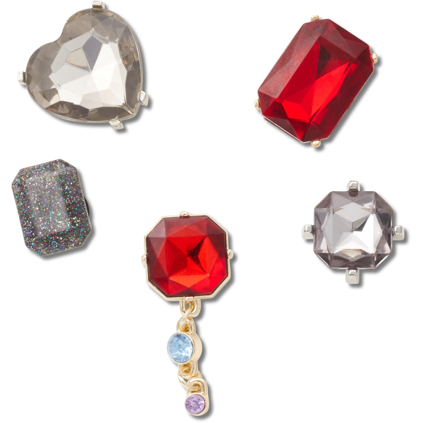 0196265894529 - Jibbitz Dark and Moody Gem (x5)