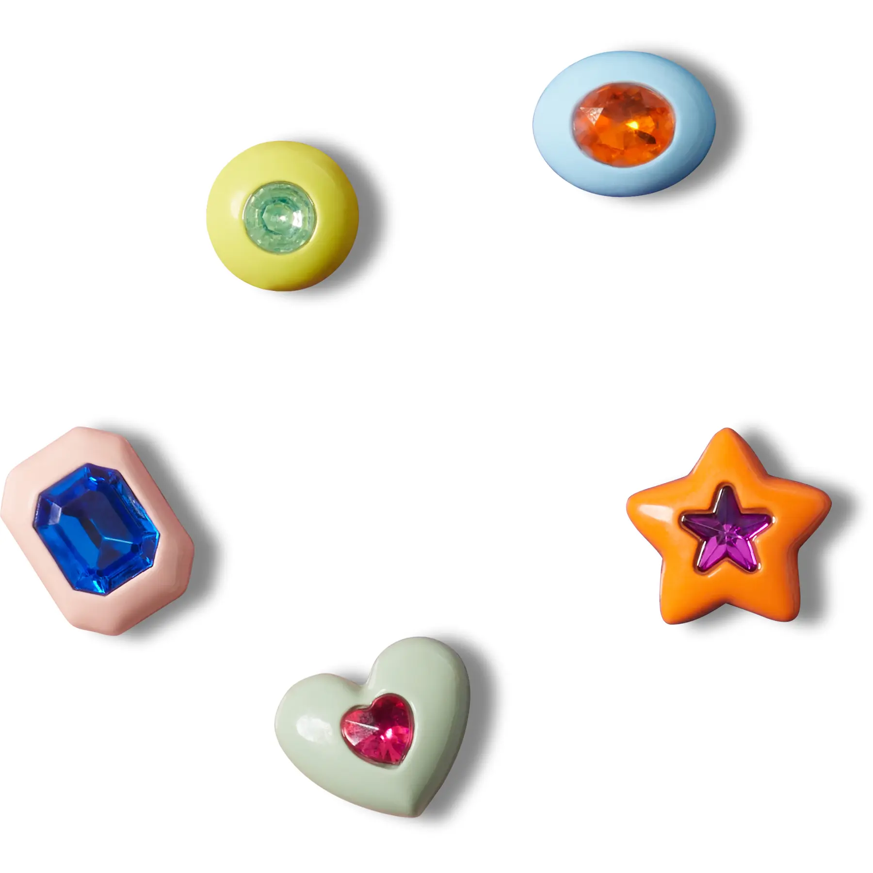 0198445127274 - Jibbitz Poptimism Tiny Shapes (x5)