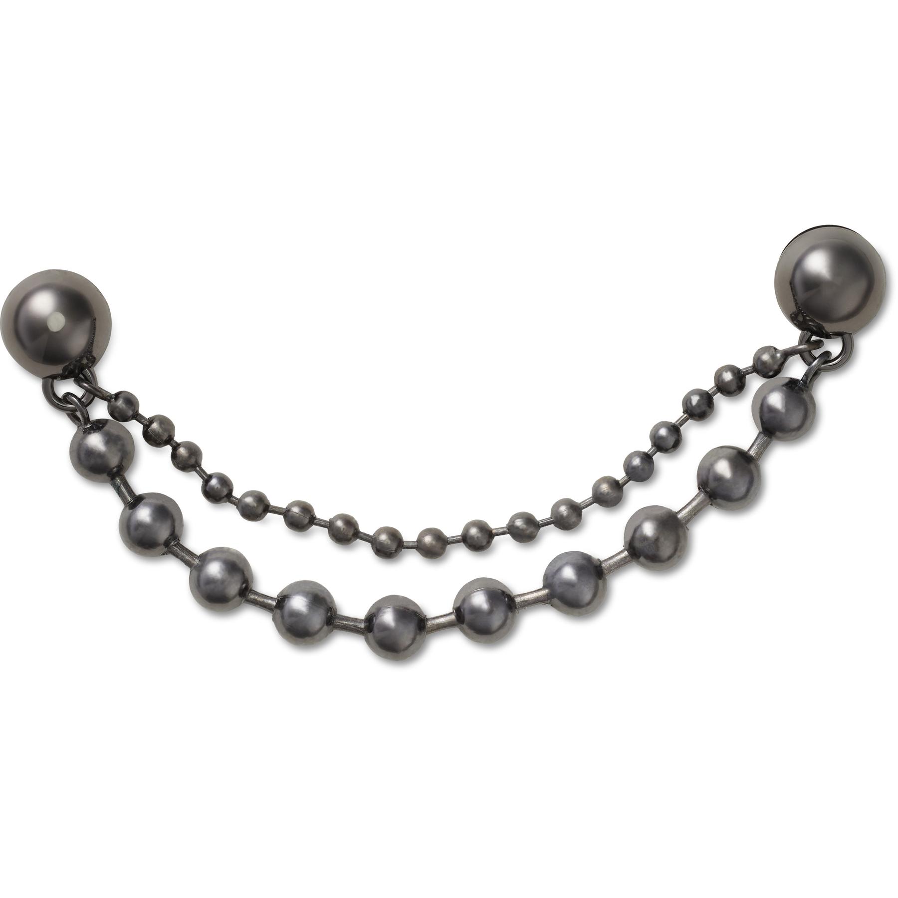 0198445128417 - Jibbitz Double Black Gem Chain