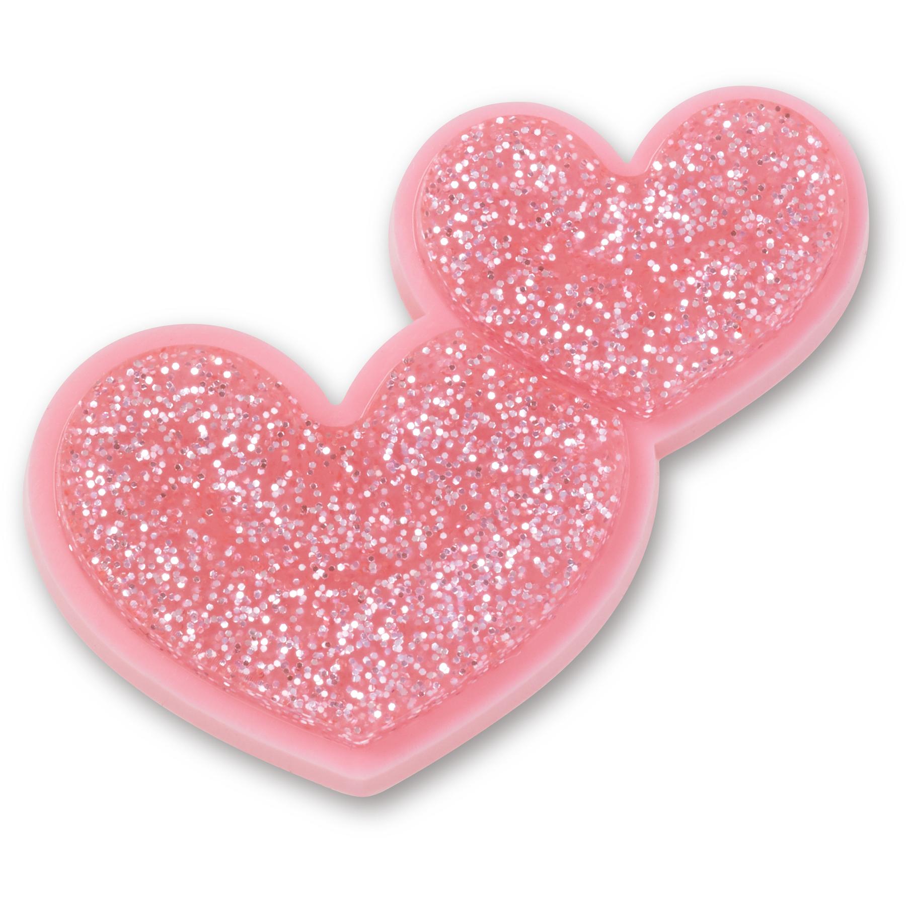 0196265895564 - Jibbitz Glitter Heart Duo