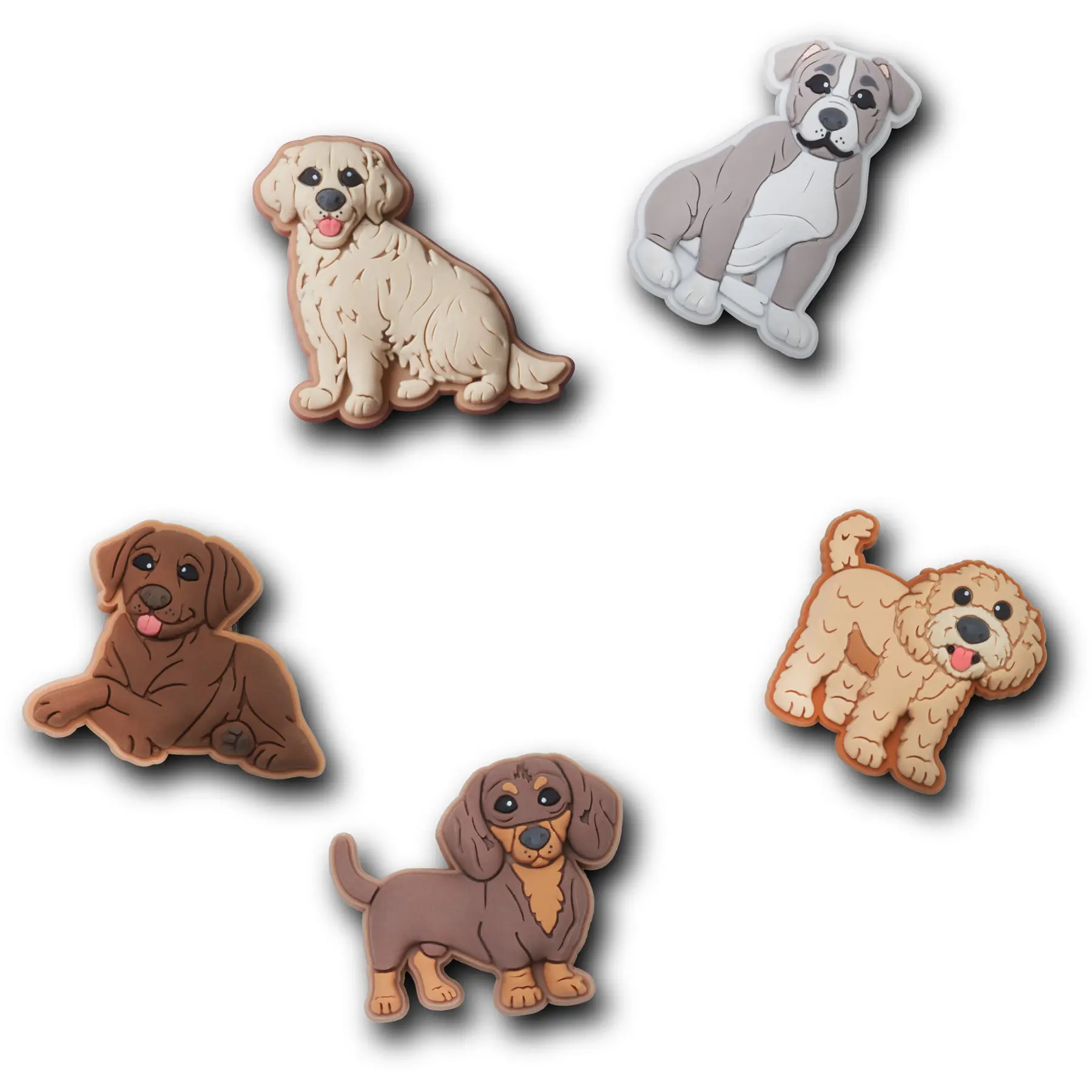 0198445129339 - Jibbitz Doggie Doodle (x5)