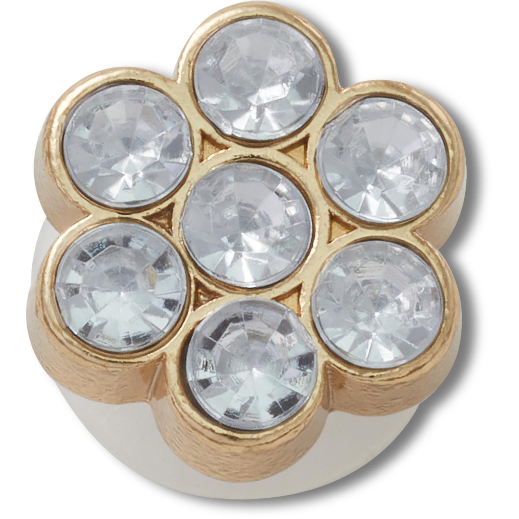 0198445138034 - Jibbitz Tiny Silver Gem Flower