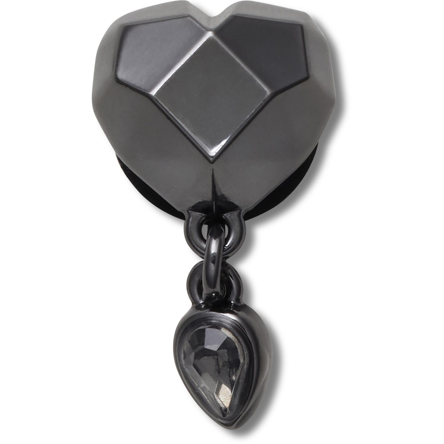 0198445177187 - Jibbitz Punk Gunmetal Heart
