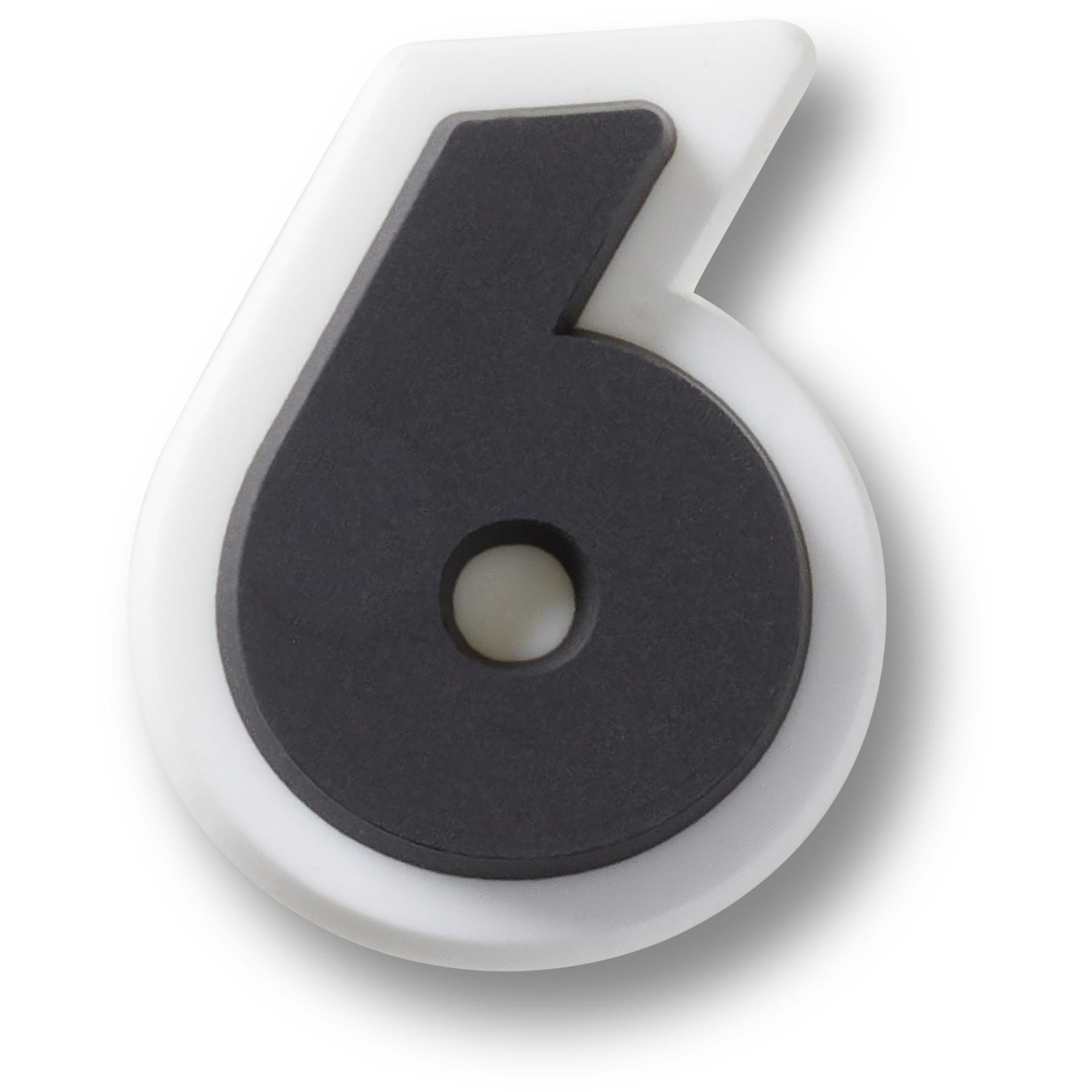 0198445193651 - Jibbitz Bold Number 6