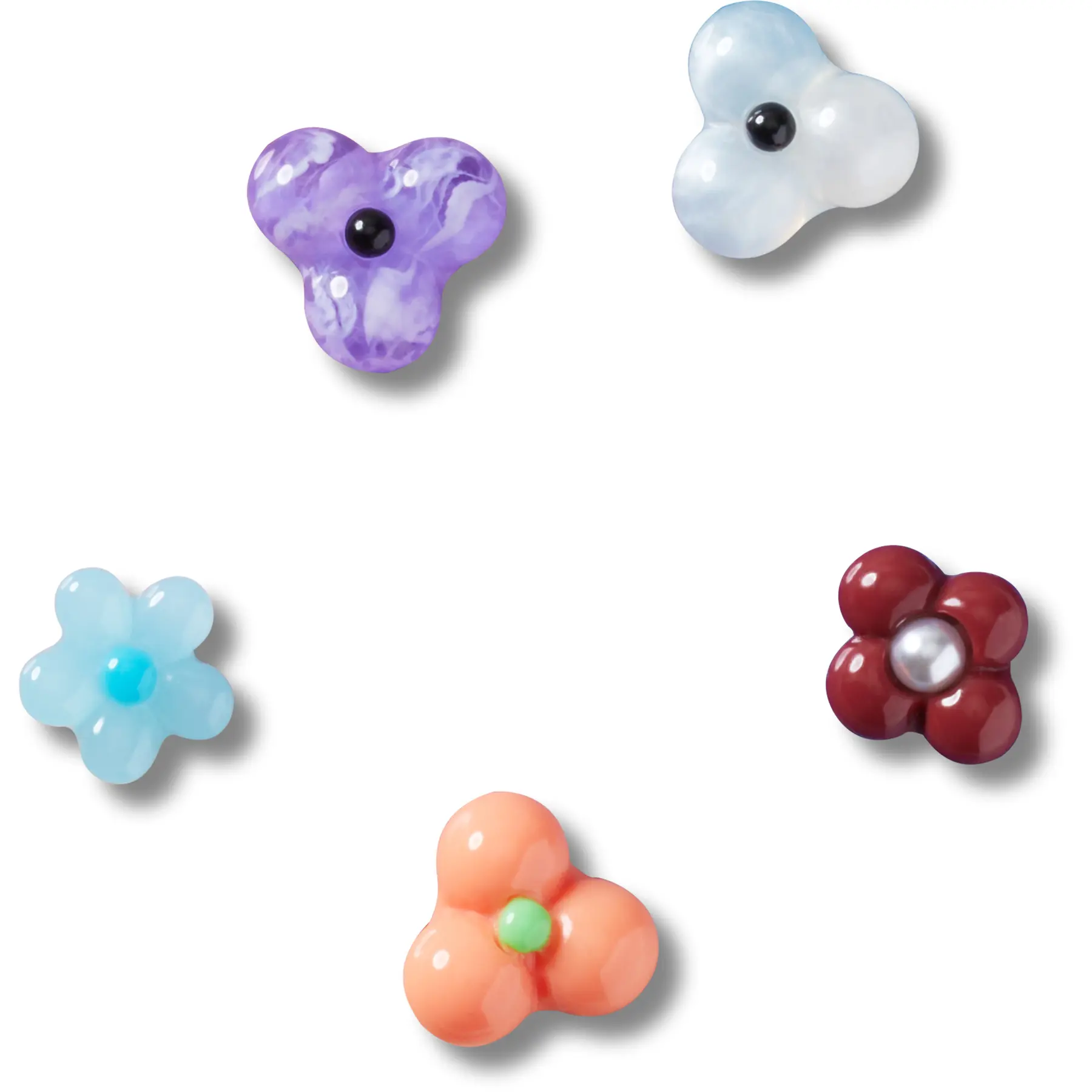 0198445231452 - Jibbitz Expressive Floral Mix (x5)