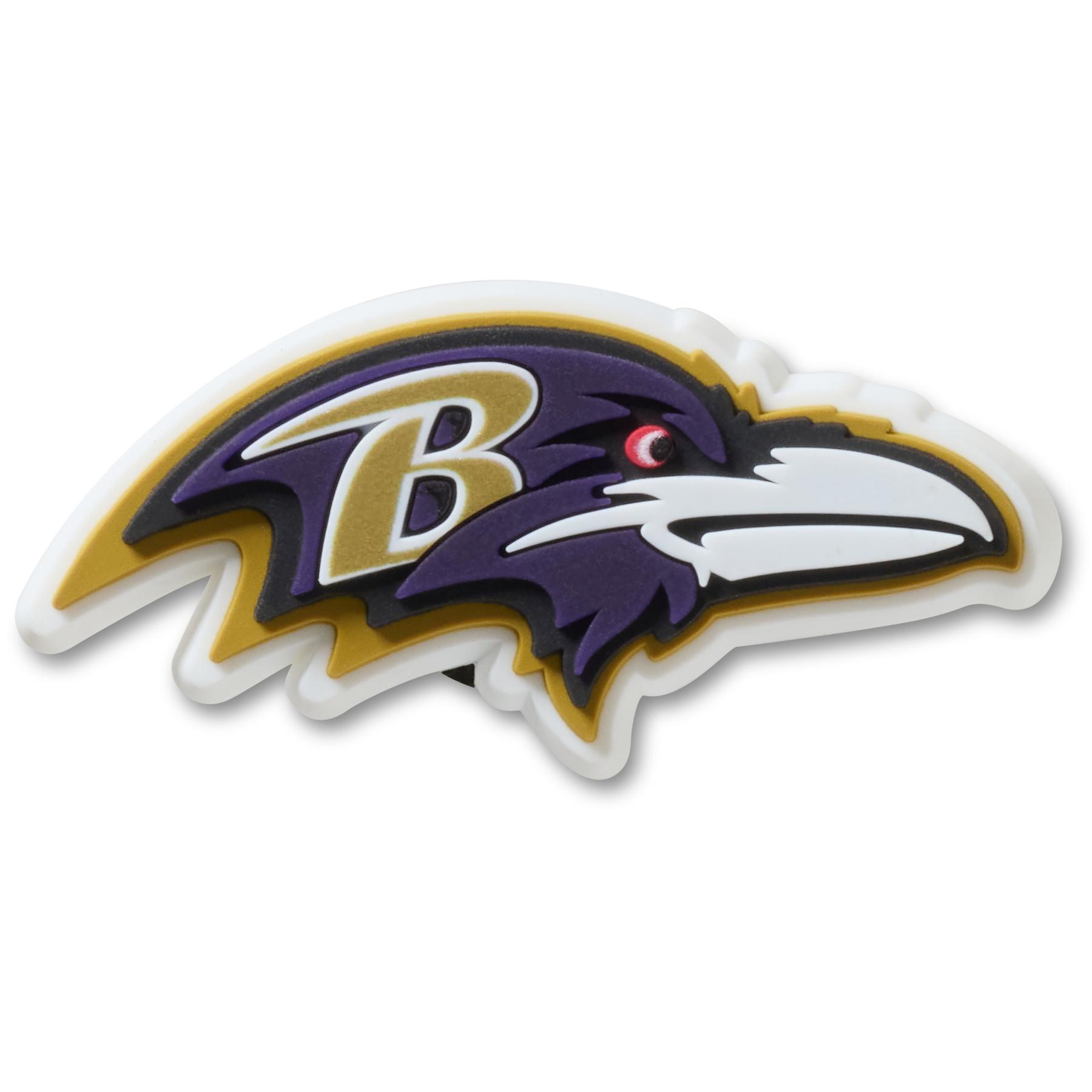 0198445311123 - Jibbitz NFL Baltimore Ravens Logo