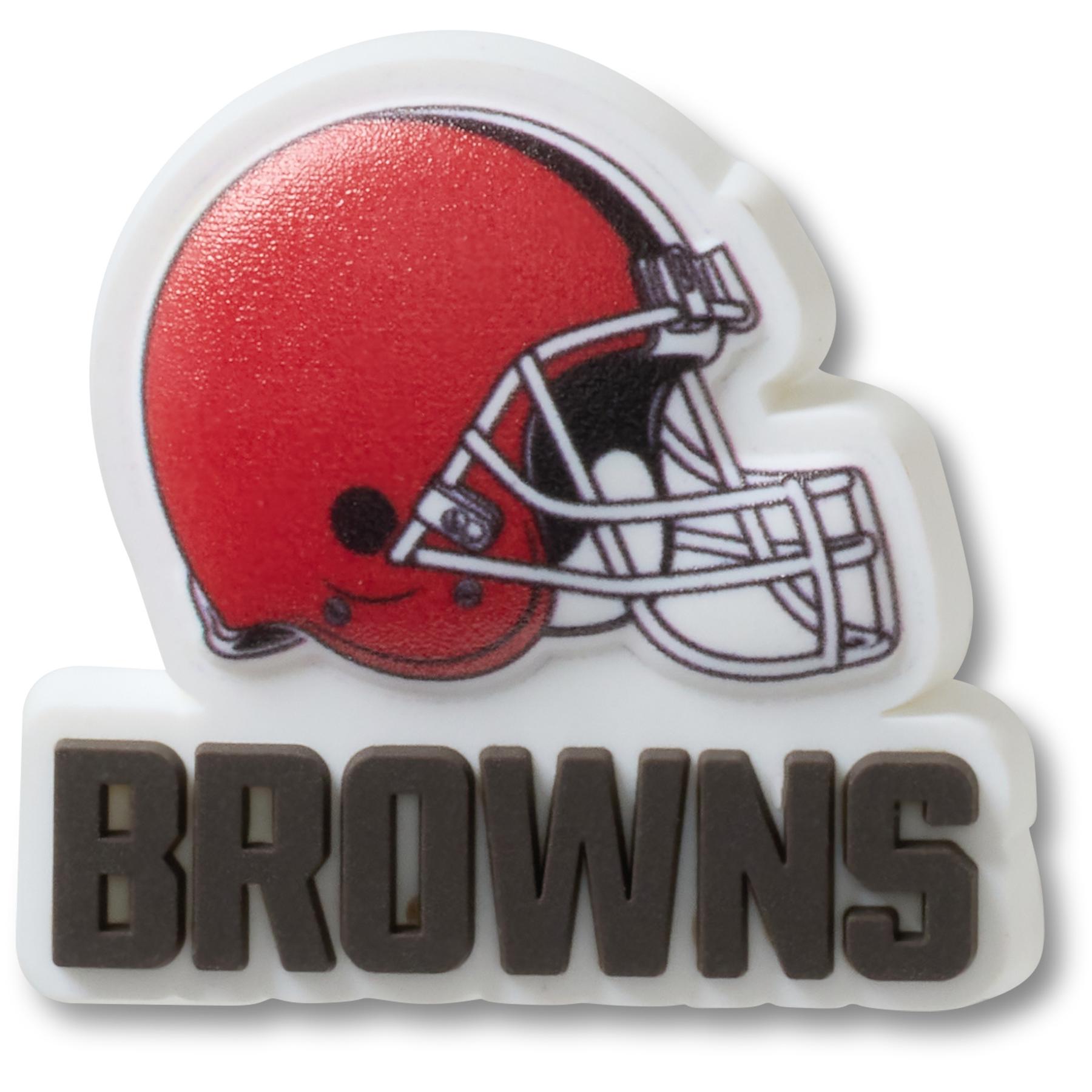 0198445311178 - Jibbitz NFL Cleveland Browns Logo 0198445311178 - Jibbitz NFL Cleveland Browns Logo