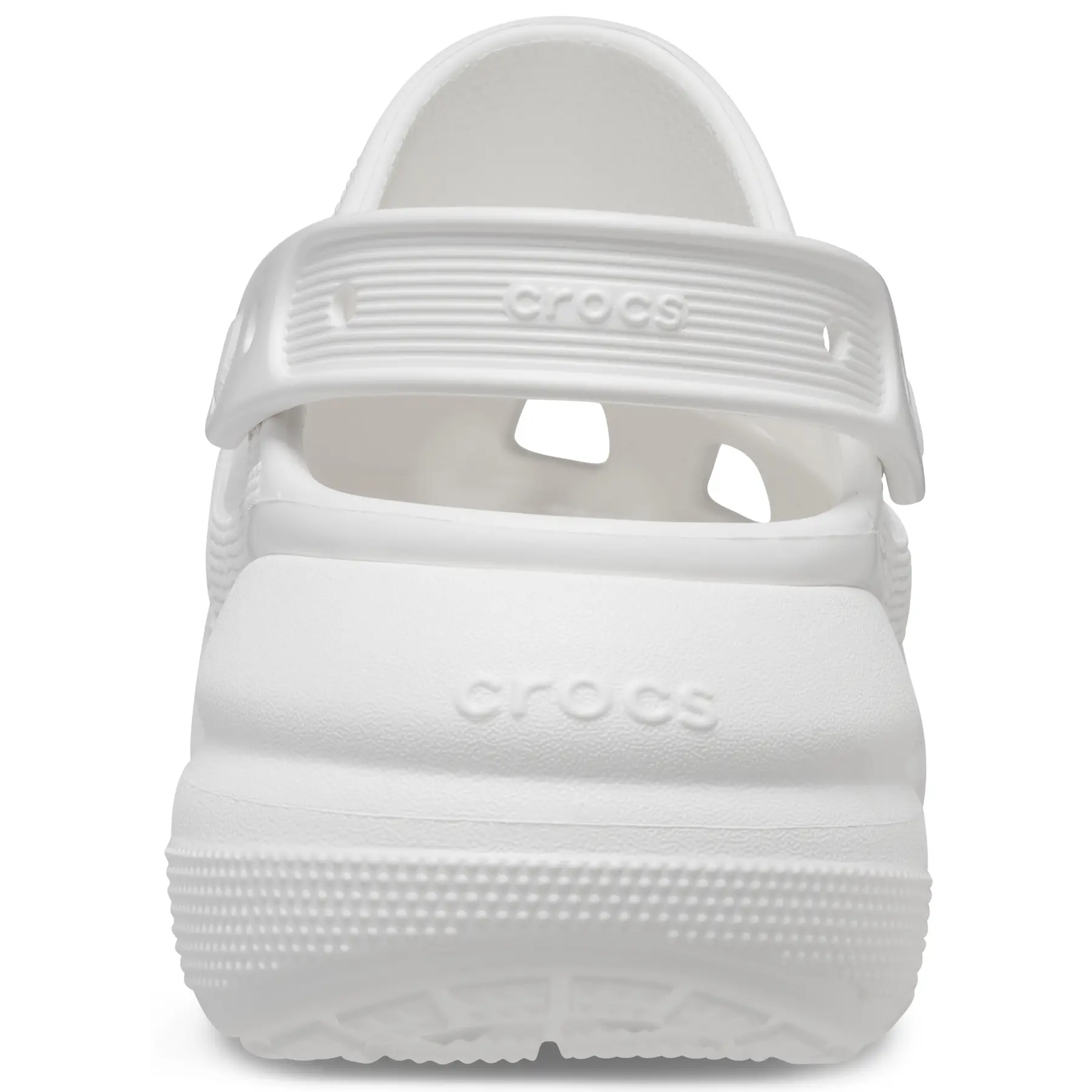 Crocs Classic Crush Clogs White Men’s Size 11 NEW Crocs Classic Crush Platform Clog White Mens 11 Women main image 4