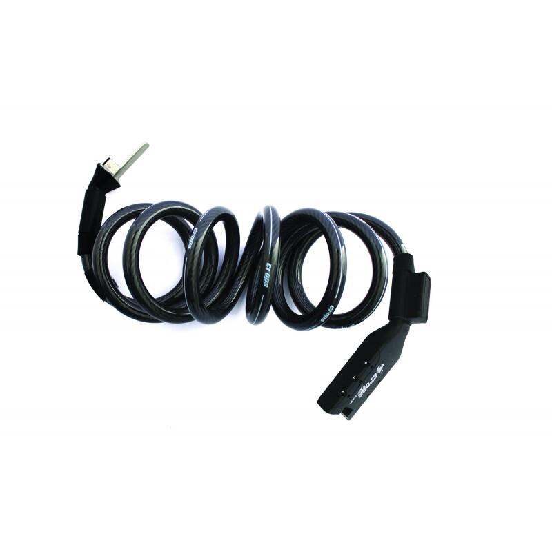 Velo Store - UK Spiral code lock Crops 180 cm Ø 12 mm | Extra 10% off with Subscription, Postage £16.79 to UK Fedex.