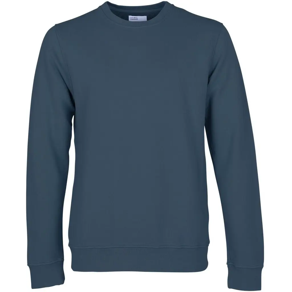 5600493194733 - Sweatshirt mit Rundhalsausschnitt Classic Organic petrol blue