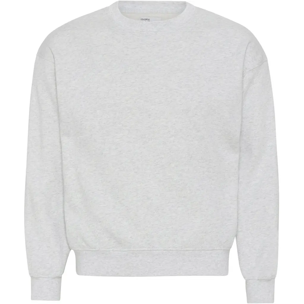 5602991060008 - Sweatshirt mit Rundhalsausschnitt Organic oversized snow melange