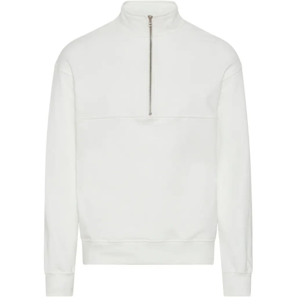 5602991061715 - Sweatshirt 1 4 Reißverschluss Organic optical white