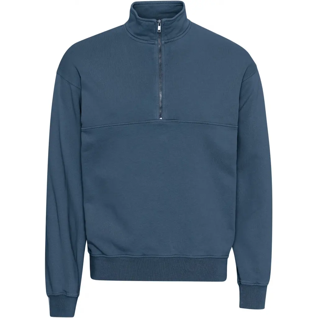 5602991061883 - Sweatshirt 1 4 Reißverschluss Organic petrol blue