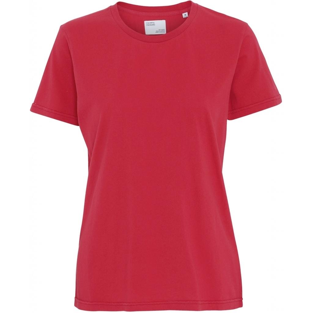5600493186653 - T-Shirt Frau Light Organic scarlet red