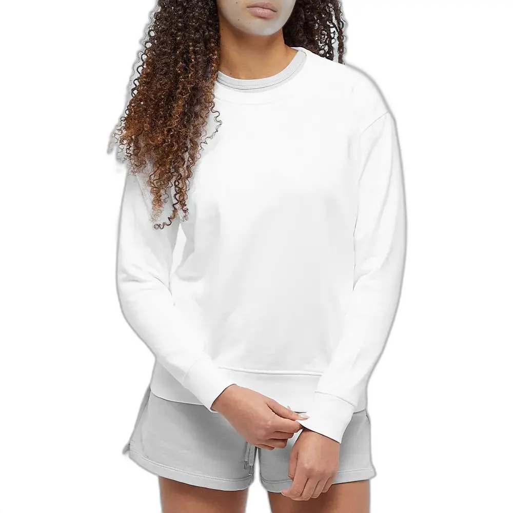 Maglione girocollo da donna  Classic Organic optical white
