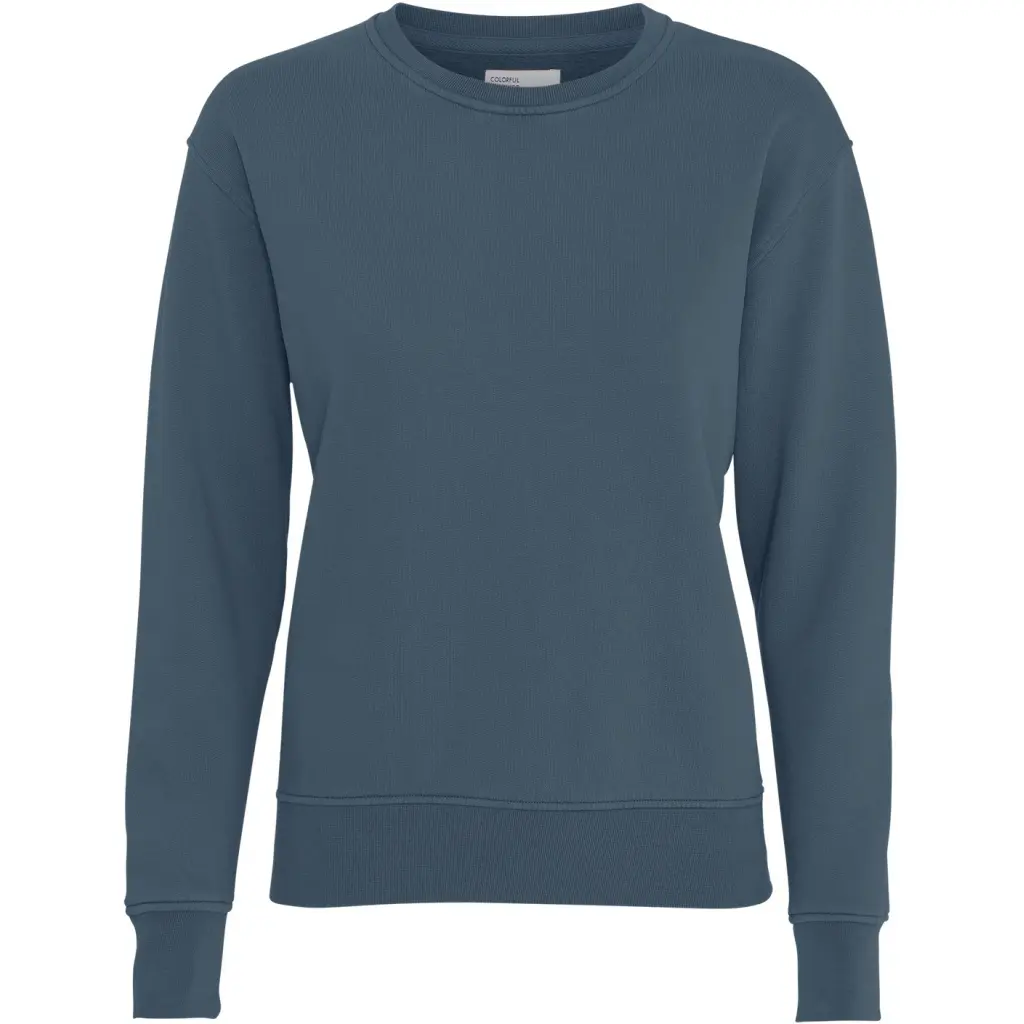 5602991000929 - Pullover mit Rundhalsausschnitt Frau Classic Organic petrol blue