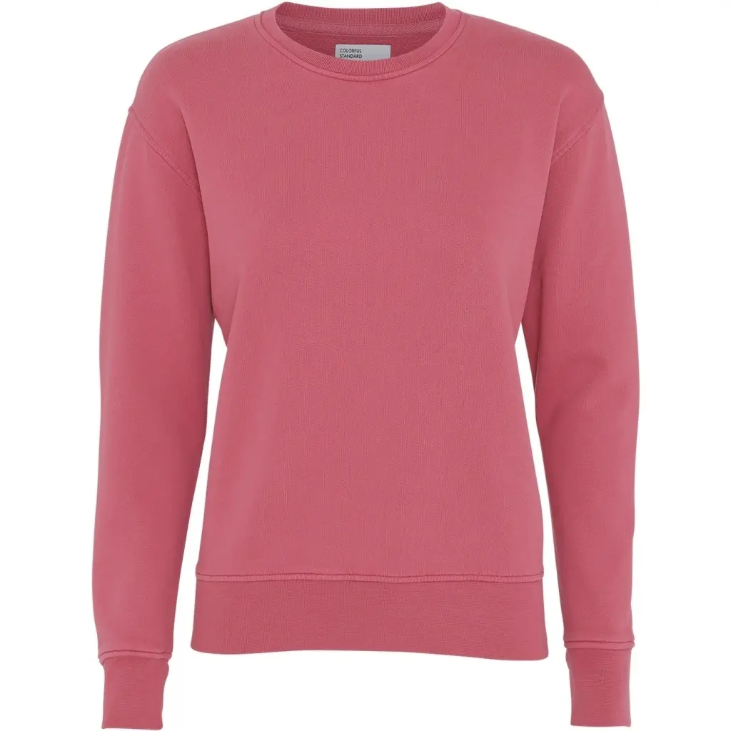 Pullover mit Rundhalsausschnitt Frau Colorful Standard Classic Organic raspberry pink