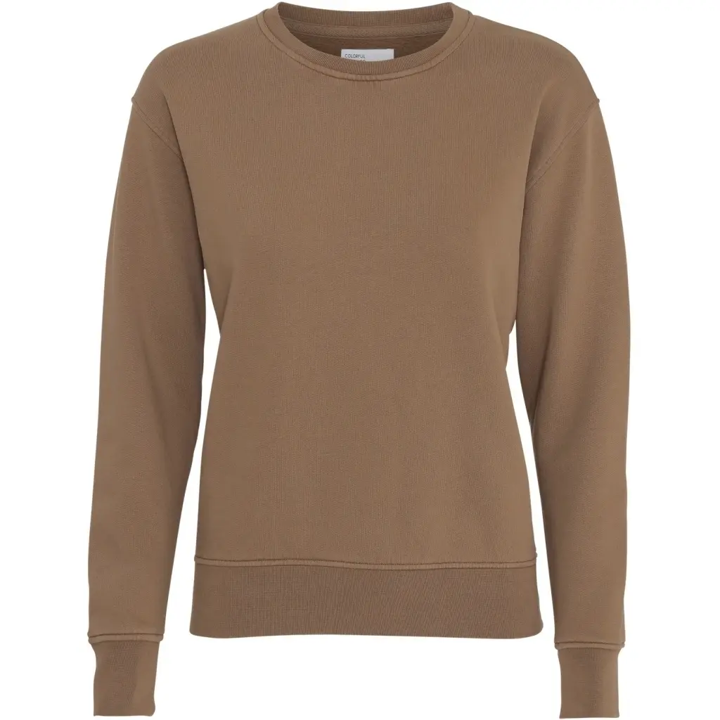 Pullover mit Rundhalsausschnitt Frau Colorful Standard Classic Organic sahara camel