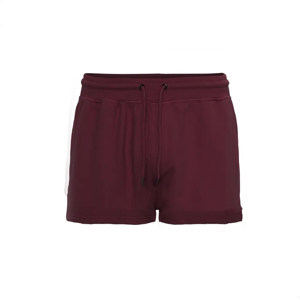 Pantaloncini da donna  Organic oxblood red