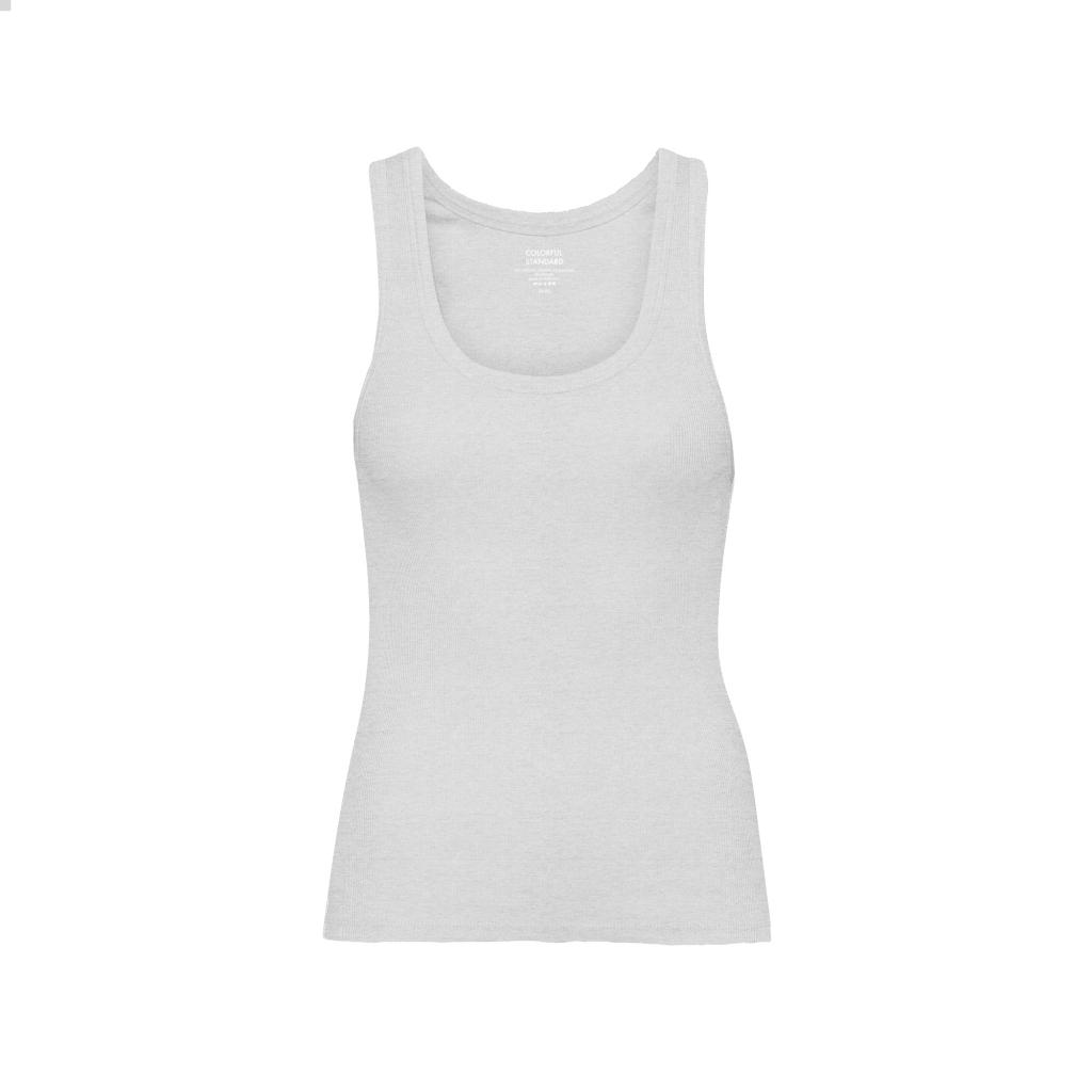 5602991039165 - Geripptes Tanktop Frau Organic heather grey